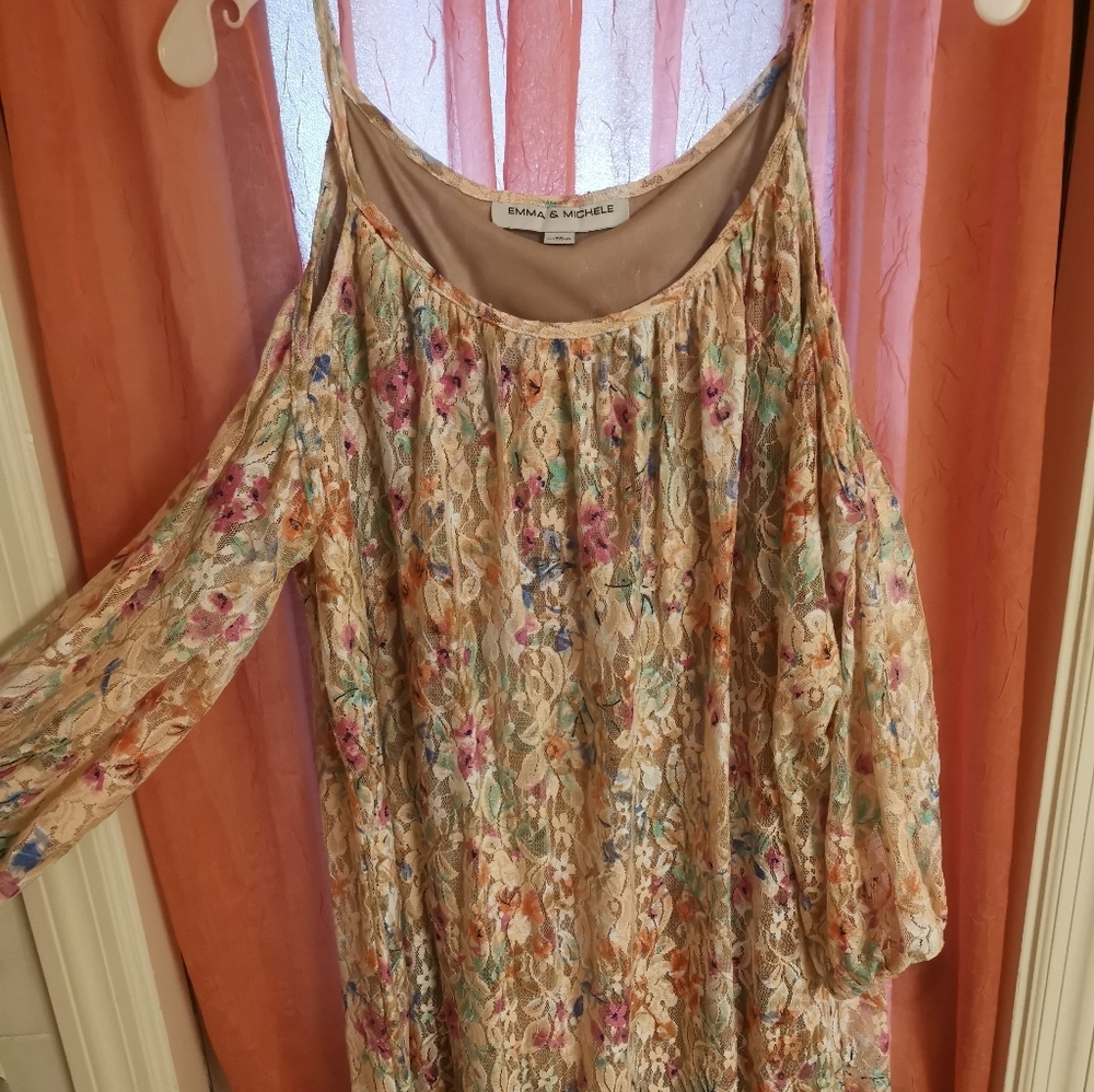 Women's Emma & Michele Floral Dress XL